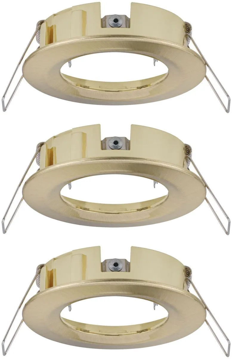 Paulmann Choose Basisset Inbouwlamp 3x10W 78mm - Messing
