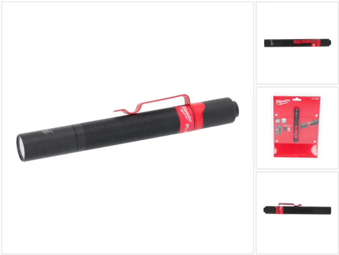 Milwaukee IPL-LED Penlite Zaklamp 4933459440 - Zwart - afbeelding 2 van 6