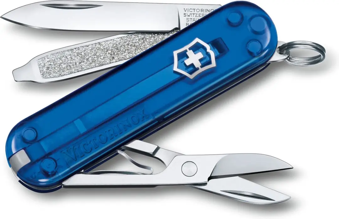 Victorinox Classic SD Zakmes 0.6223.T2G - Deep Ocean - afbeelding 5 van 5