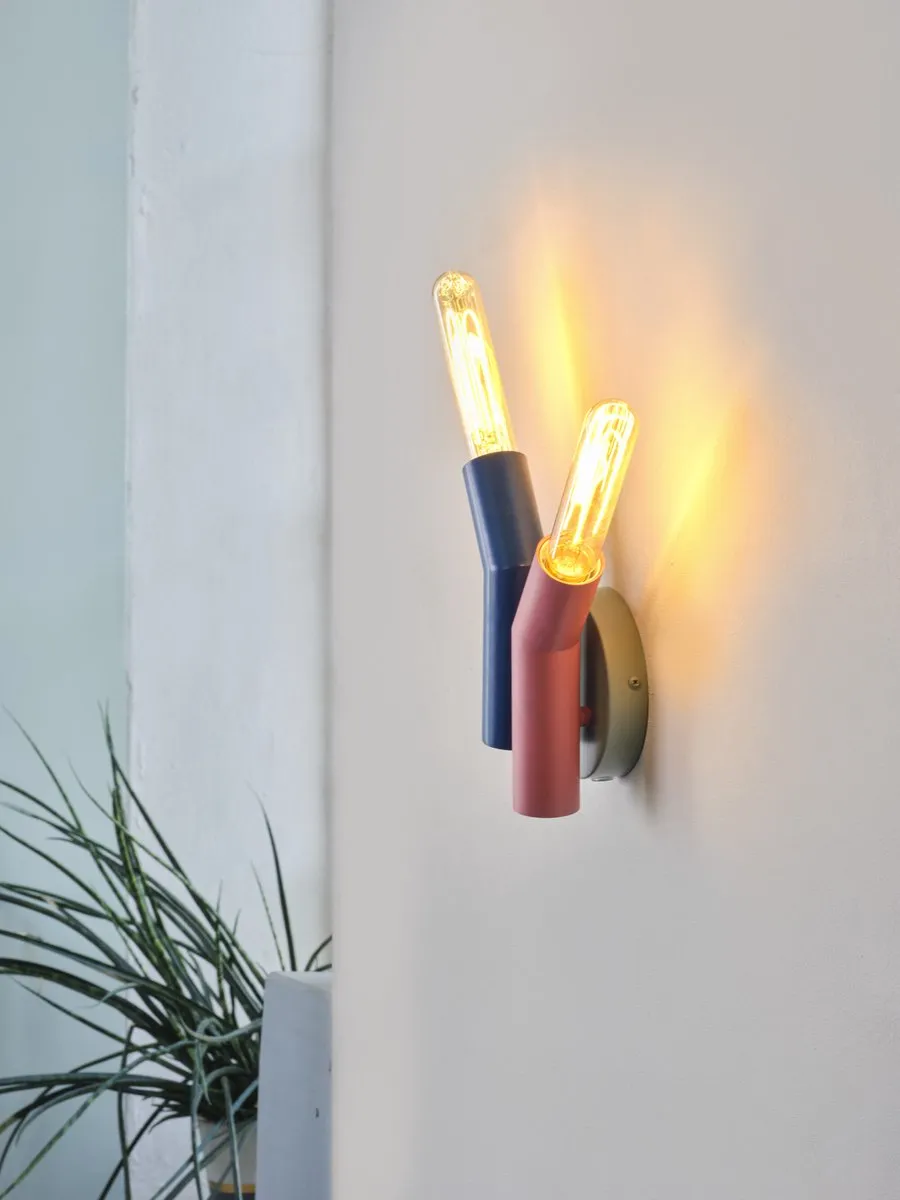 Osram Decor Straw Wandlamp 2xE27 - Metaal - Multicolor