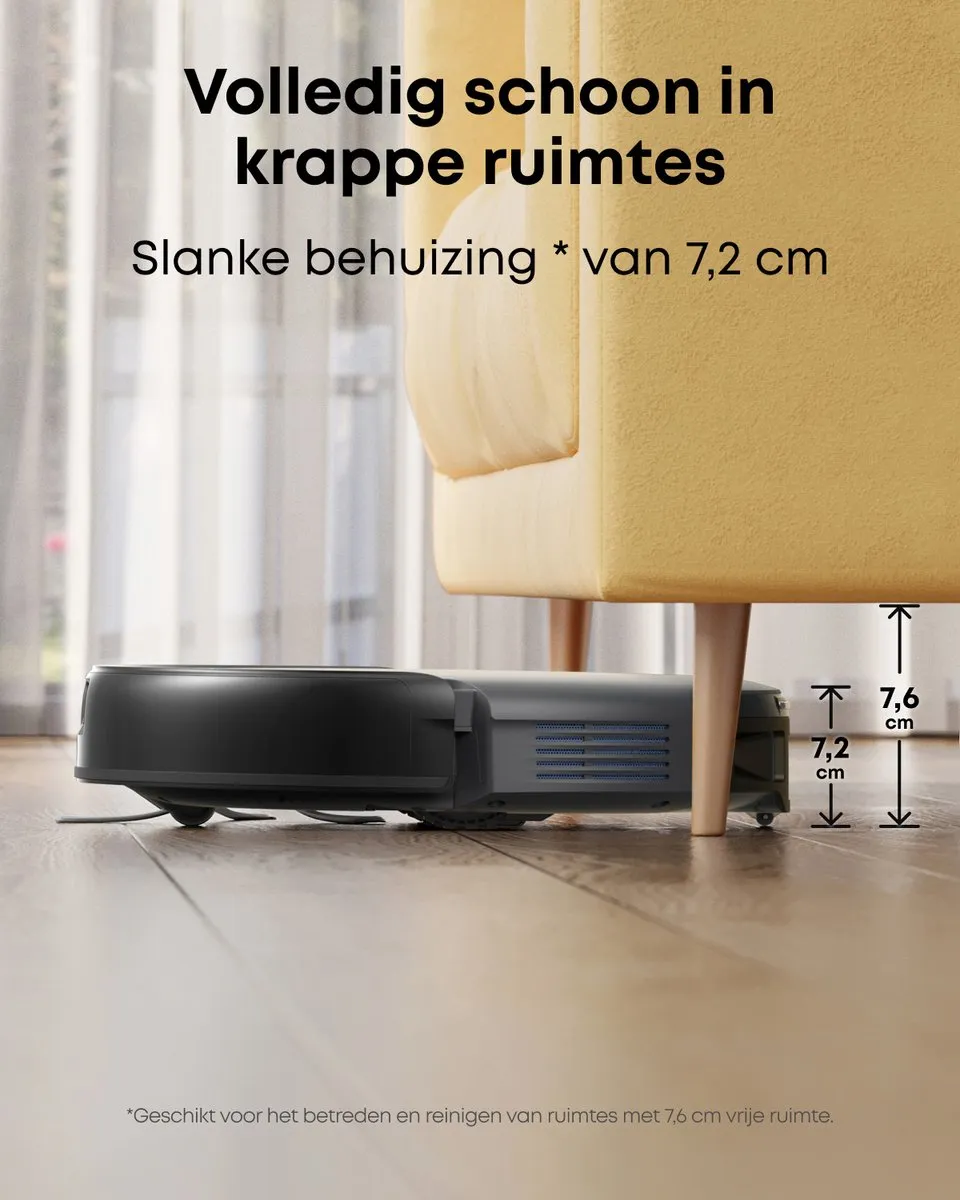 Eufy Clean C10 Robotstofzuiger - Automatisch legen - 2,5L - Zwart
