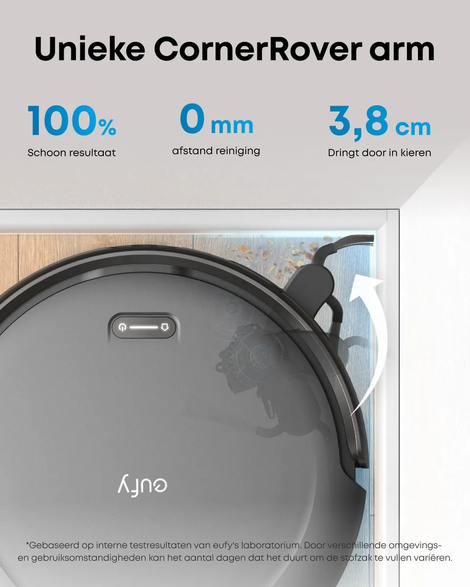 Eufy Clean C10 Robotstofzuiger - Automatisch legen - 2,5L - Zwart