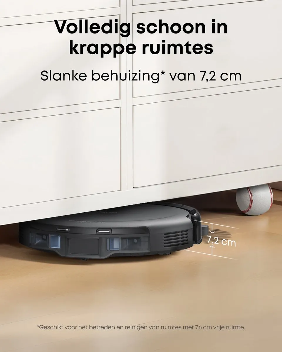 Eufy Clean C10 Robotstofzuiger - Automatisch legen - 2,5L - Zwart