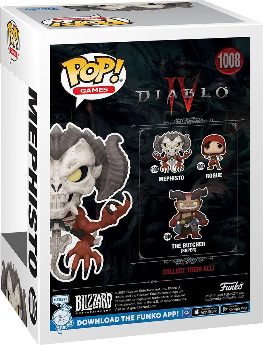 Funko Diablo 4 Mephisto Pop! - 82372 - Multicolor