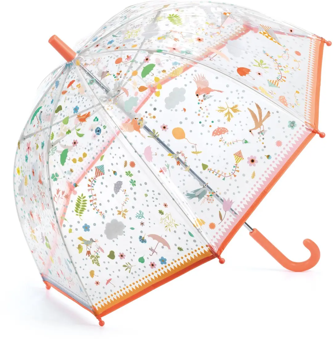 Djeco kinderparaplu transparant Small lightnesses regenaccessoire.