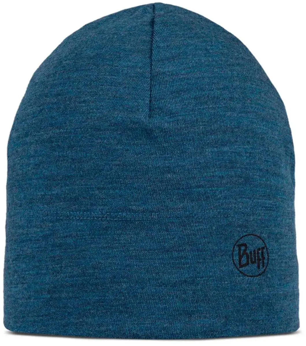 Buff Merino Midweight Muts - Blauw - afbeelding 5 van 5