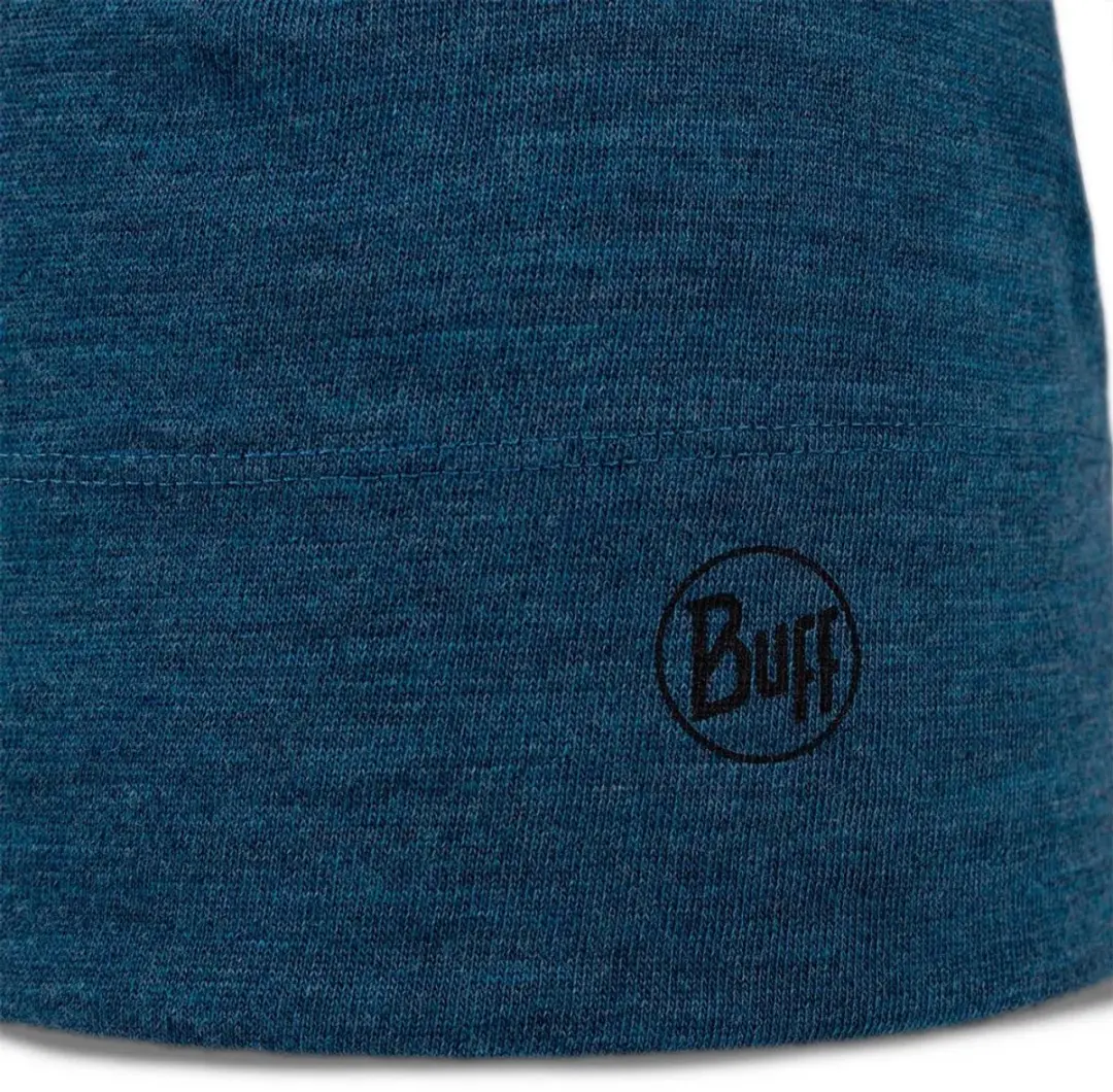 Buff Merino Midweight Muts - Blauw - afbeelding 2 van 5