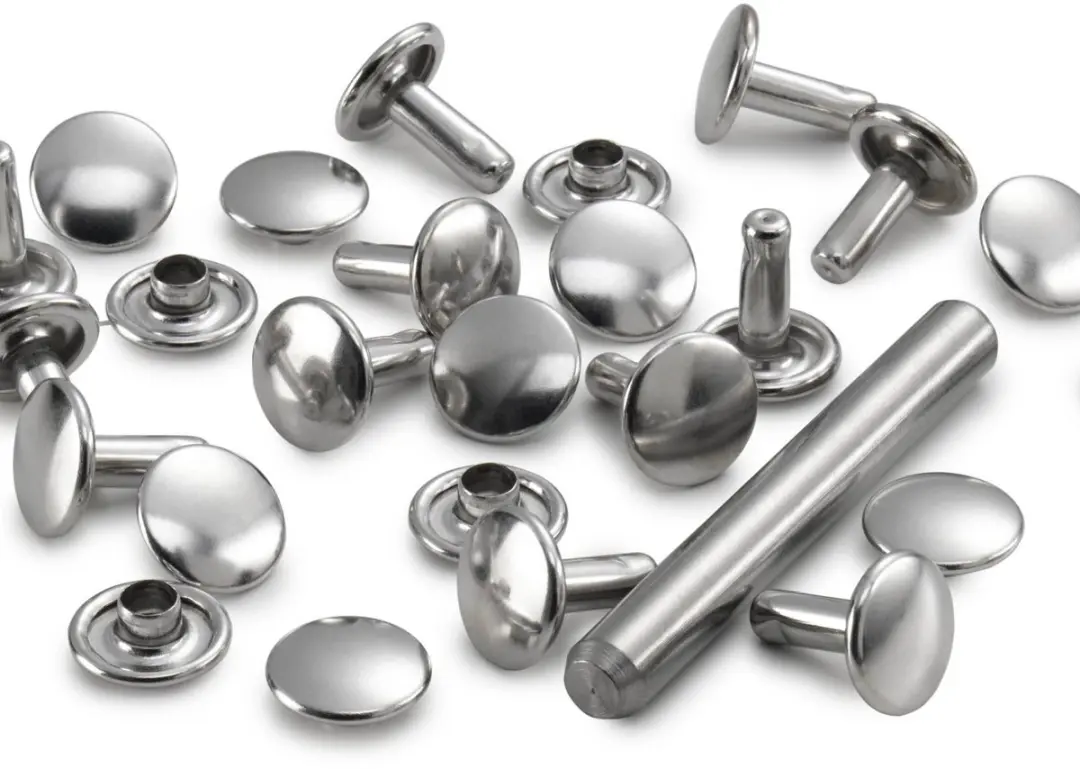 Prym Holnieten 9mm voor stofdikte 4-6mm - Zilver - afbeelding 2 van 6