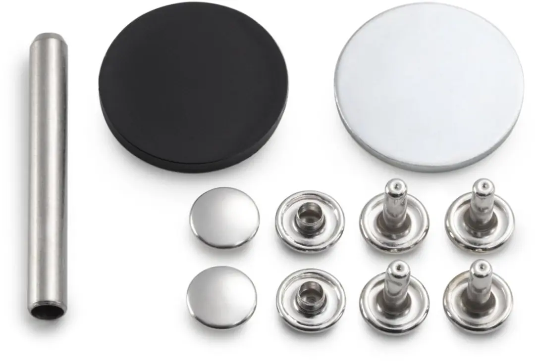 Prym Holnieten 9mm voor stofdikte 4-6mm - Zilver - afbeelding 4 van 6