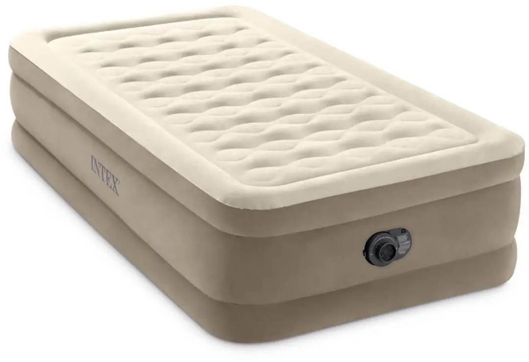 Intex Twin Ultra Plush Luchtbed met ingebouwde pomp