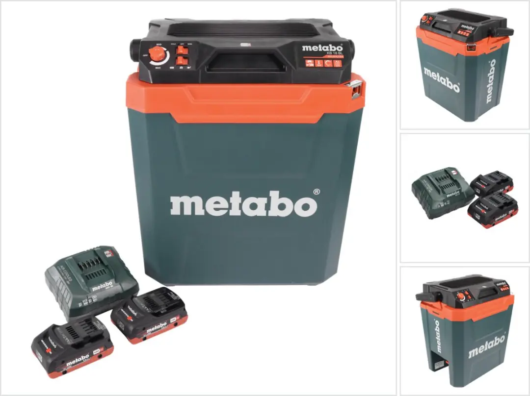 Metabo KB 18 BL accukoeler 18 V met warmhoudfunctie 28 l borstelloos + 2x accu 4