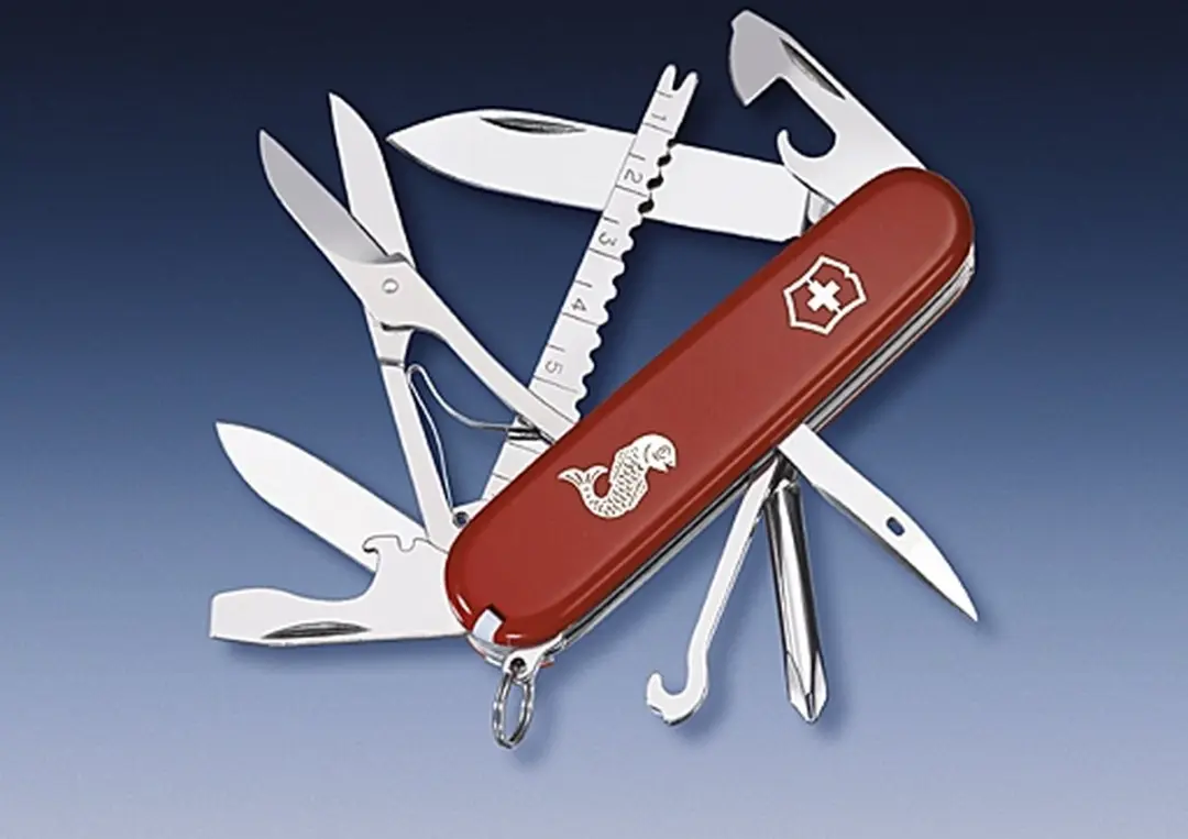 Victorinox Fisherman Zwitsers Zakmes - Rood - afbeelding 2 van 3