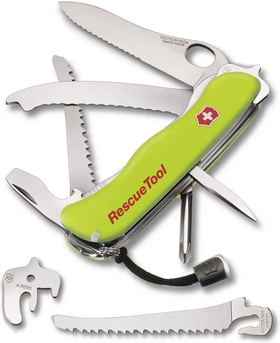 Victorinox RescueTool 0.8623.MWN Zakmes - Fosfor Geel - afbeelding 6 van 6