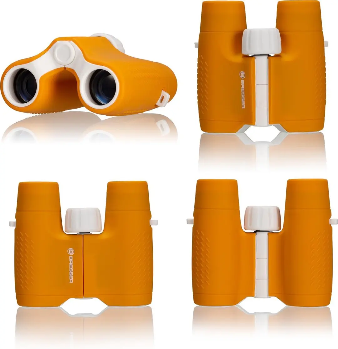 Bresser Junior Verrekijker 6x21 - Oranje/Wit - afbeelding 2 van 6