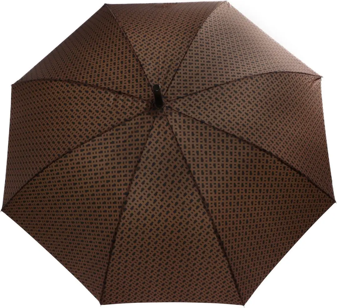 HUGO BOSS Monogramme Paraplu 115cm - Camel - afbeelding 2 van 6
