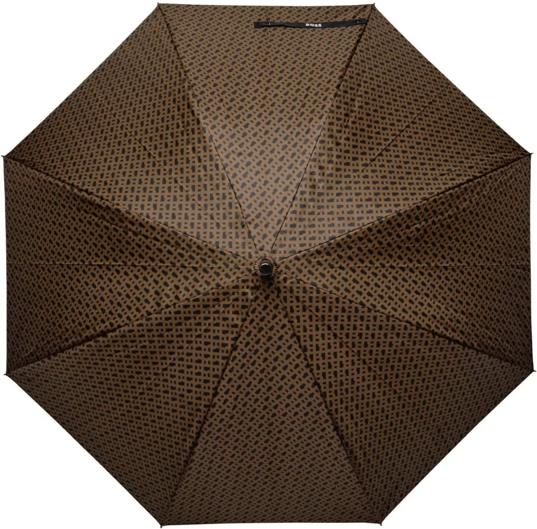 HUGO BOSS Monogramme Paraplu 115cm - Camel - afbeelding 4 van 6