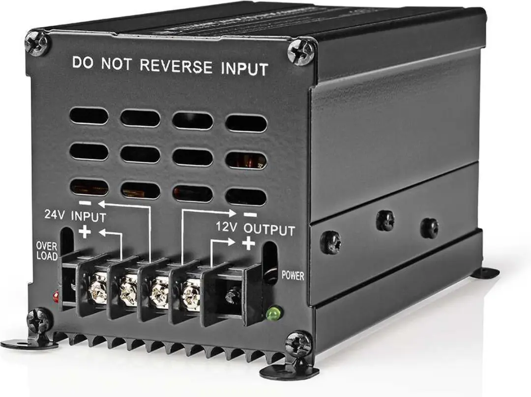 Nedis POCO106 Spanningsomvormer 24V naar 12V 240W - Zwart - afbeelding 3 van 6