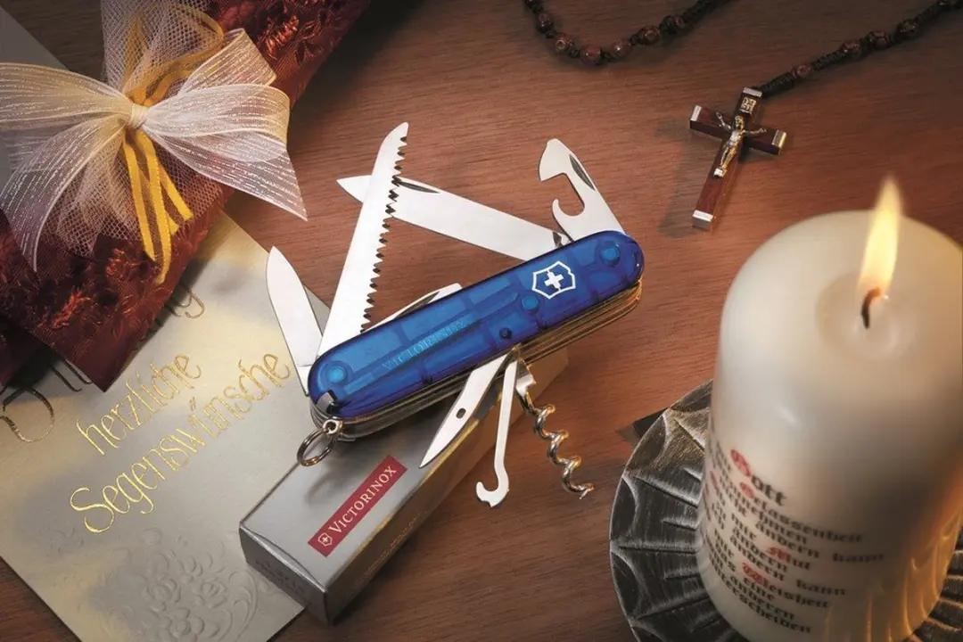 Victorinox Huntsman 1.3713.T2 Zwitsers Zakmes - Blauw - afbeelding 4 van 6