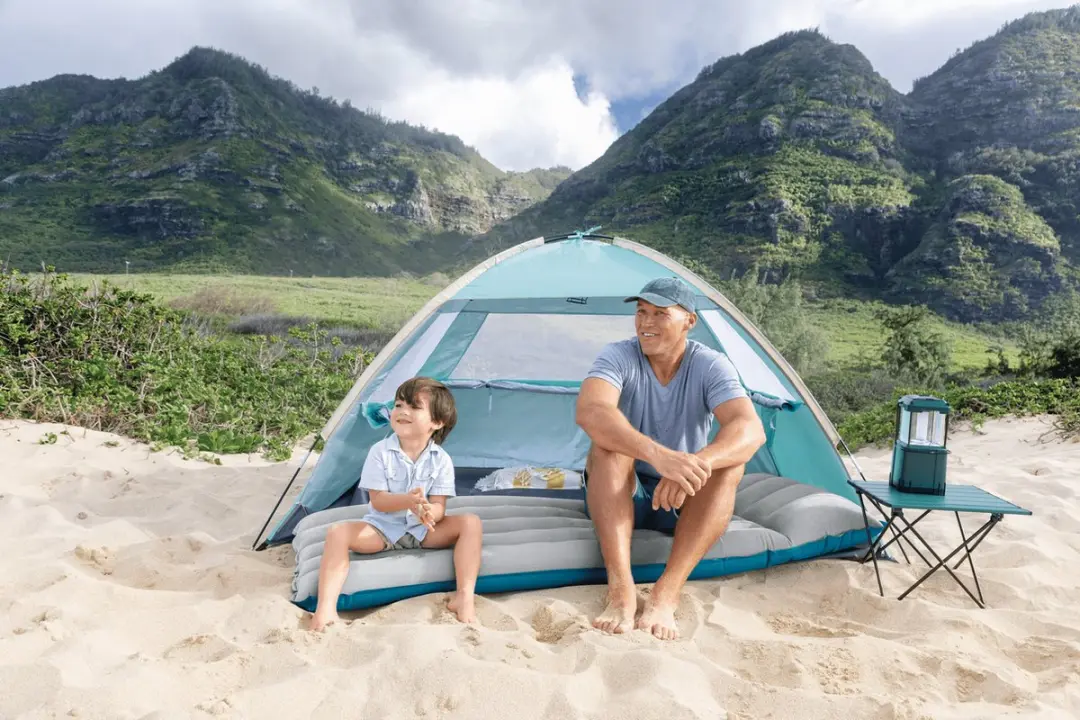 Intex Camping Luchtbed 67997 - 184x67cm - Grijs/Blauw - afbeelding 5 van 6