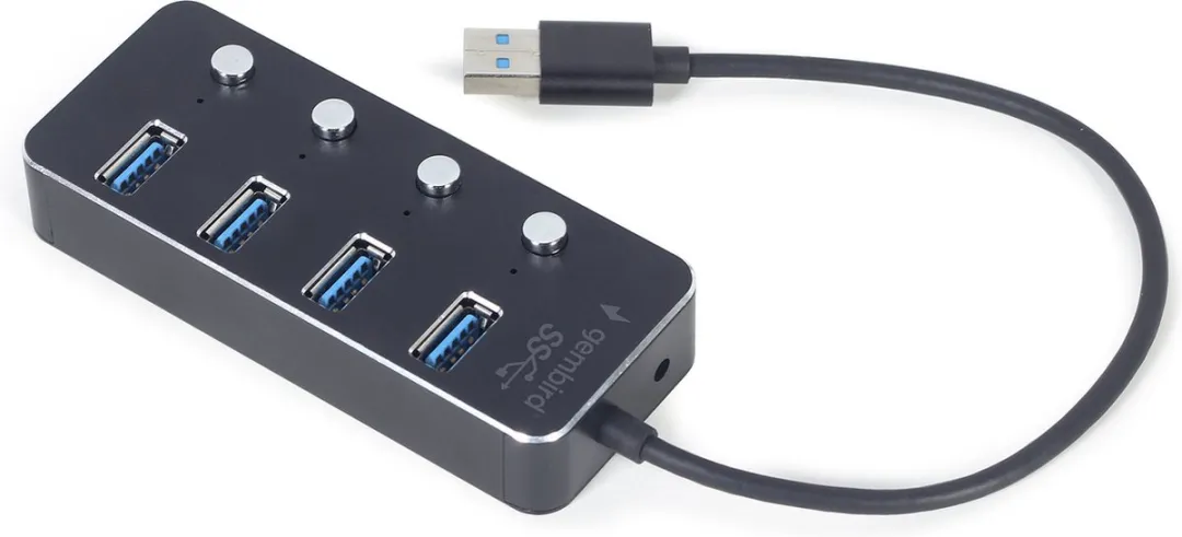 Gembird UHB-U3P4P-01 USB 3.1 Hub 4 Poorten - Zwart