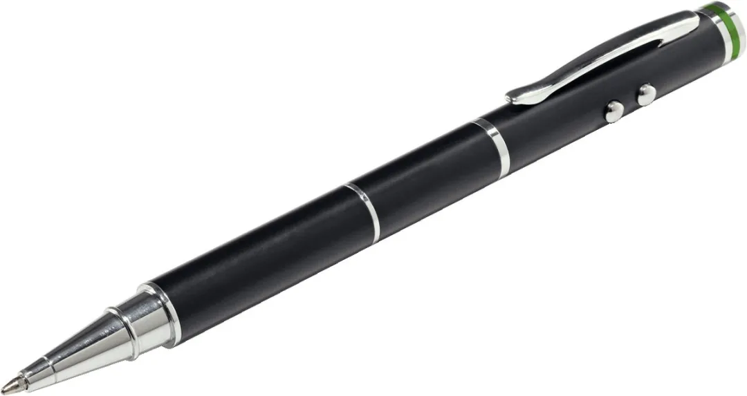 Leitz 4-in-1 Stylus 64140095 - Pen met Soft Tip, Laserpointer & LEDlamp - Zwart