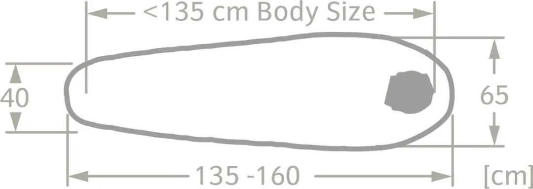 Vaude Alpli 400 II Slaapzak Links - Baltic Sea - afbeelding 4 van 6