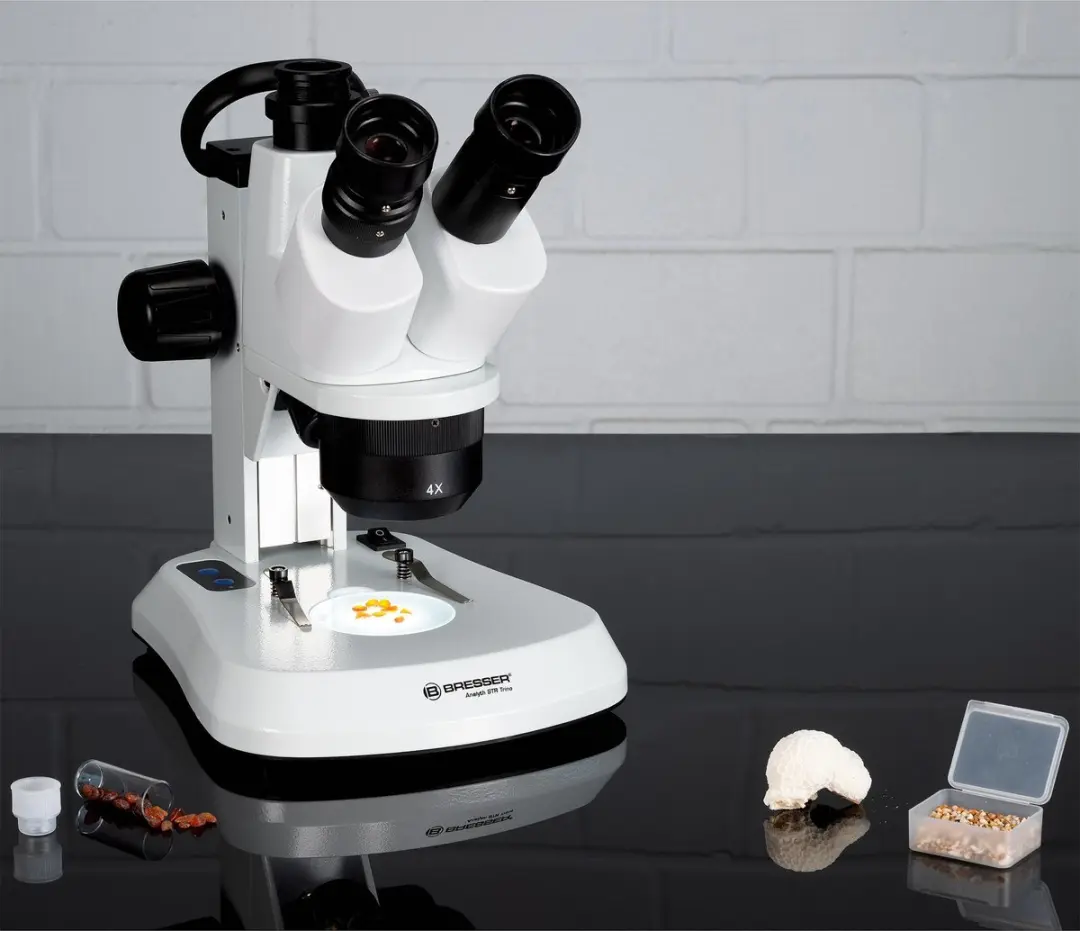 Bresser Analyth STR Trino 5803850 Microscoop - Wit - afbeelding 5 van 6