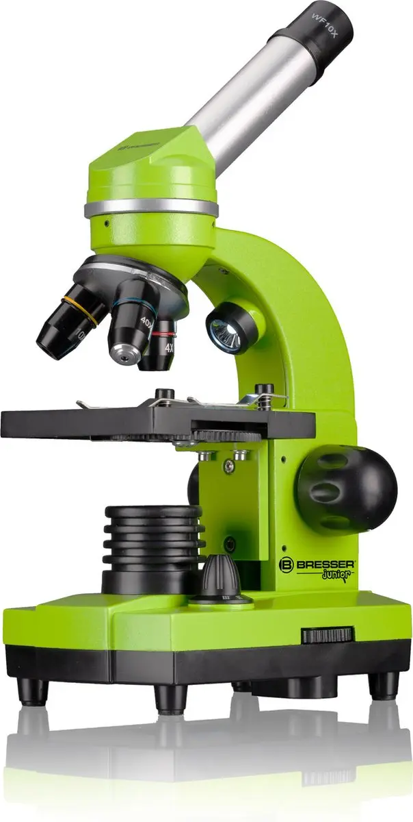 Bresser Biolux SEL Studentenmicroscoop - Groen - afbeelding 4 van 6