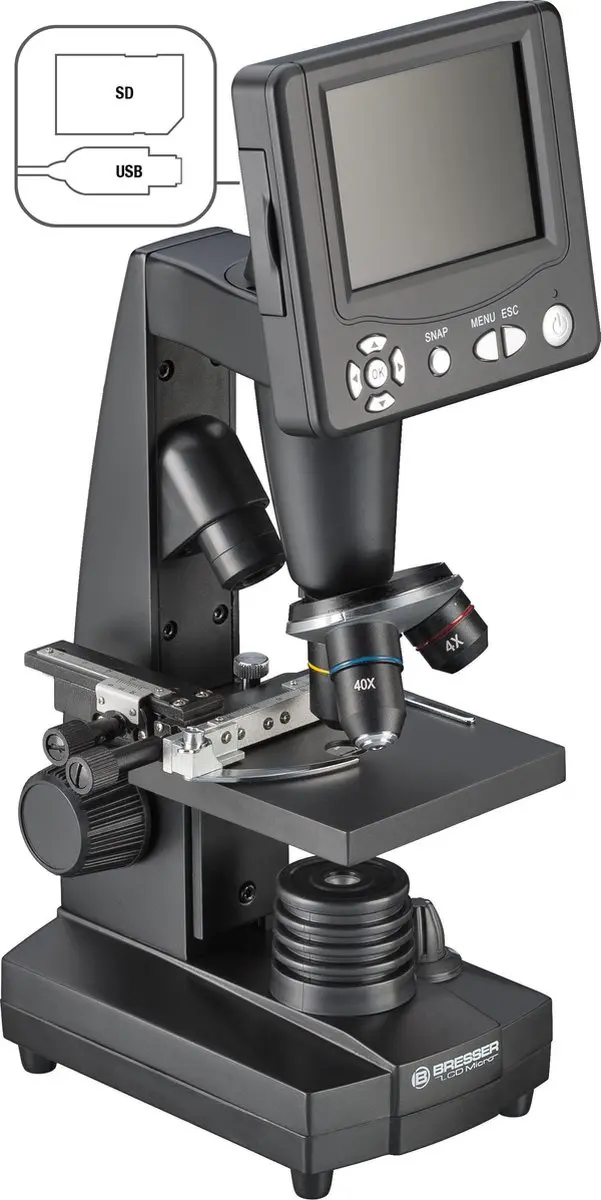 Bresser LCD 5201000 Digitale Microscoop - 500x - afbeelding 2 van 6