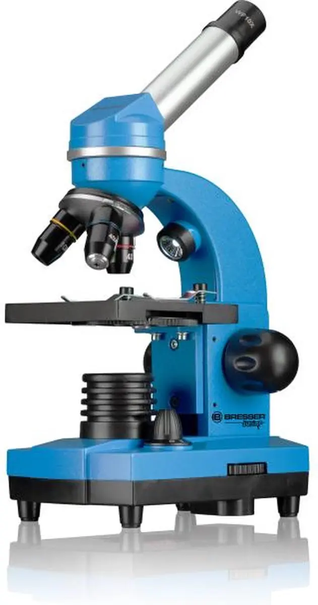 Bresser Junior Biolux SEL Studentenmicroscoop - Blauw - afbeelding 3 van 6