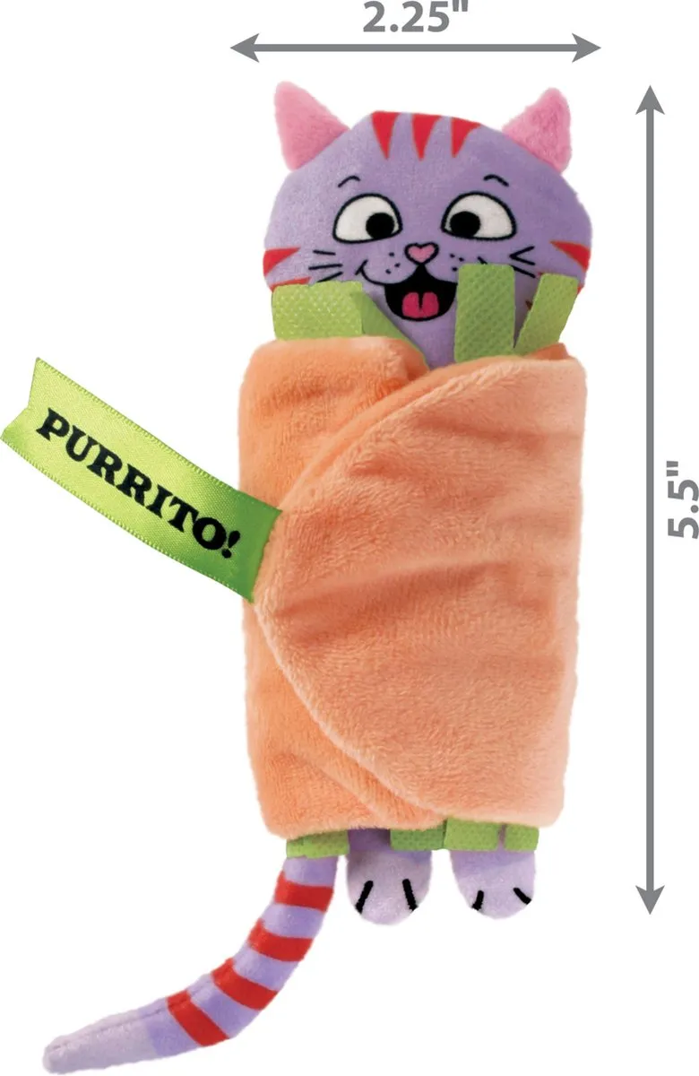 KONG Pull-A-Partz Purrito - Blauw