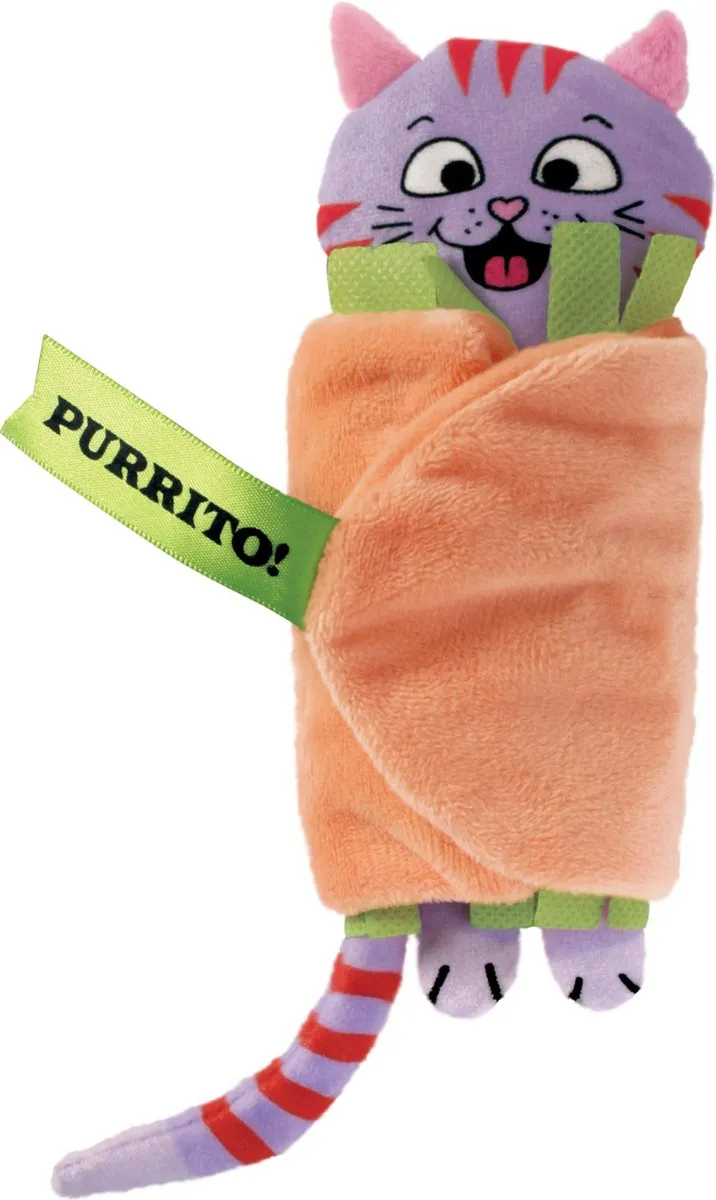 KONG Pull-A-Partz Purrito - Blauw - afbeelding 6 van 6