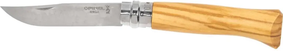 Opinel No. 8 Zakmes - Olijfhout - afbeelding 6 van 6