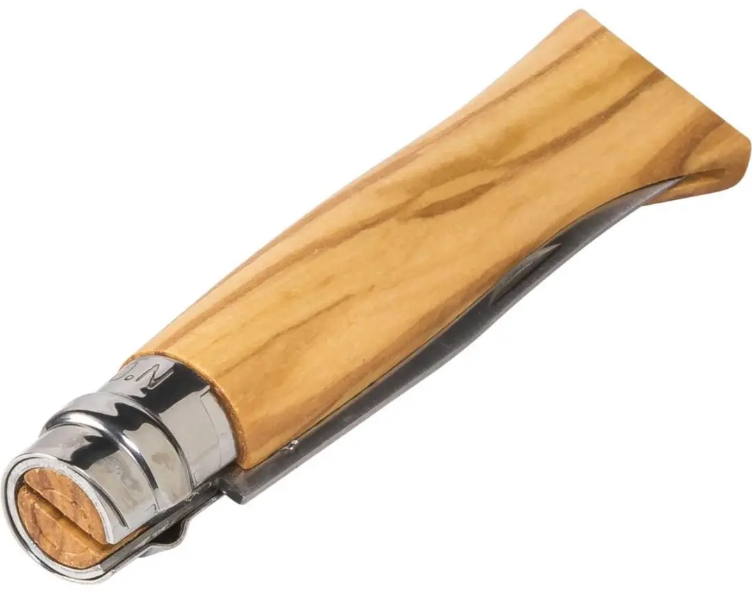 Opinel No. 8 Zakmes - Olijfhout - afbeelding 2 van 6