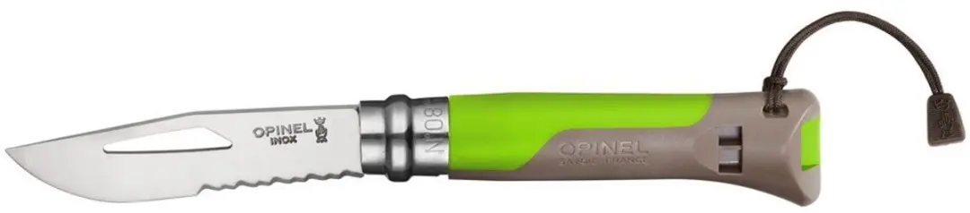 Opinel No. 08 Outdoor Zakmes - Earth Green - afbeelding 4 van 6