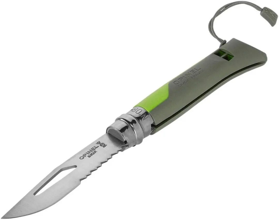 Opinel No. 08 Outdoor Zakmes - Earth Green - afbeelding 3 van 6