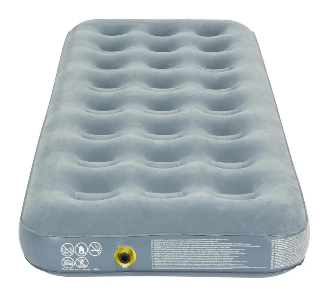 Campingaz X'tra Quickbed Airbed Single luchtbed - luchtbed lange mensen - grijs - 198x74x19cm - 1 persoons - afbeelding 2 van 6