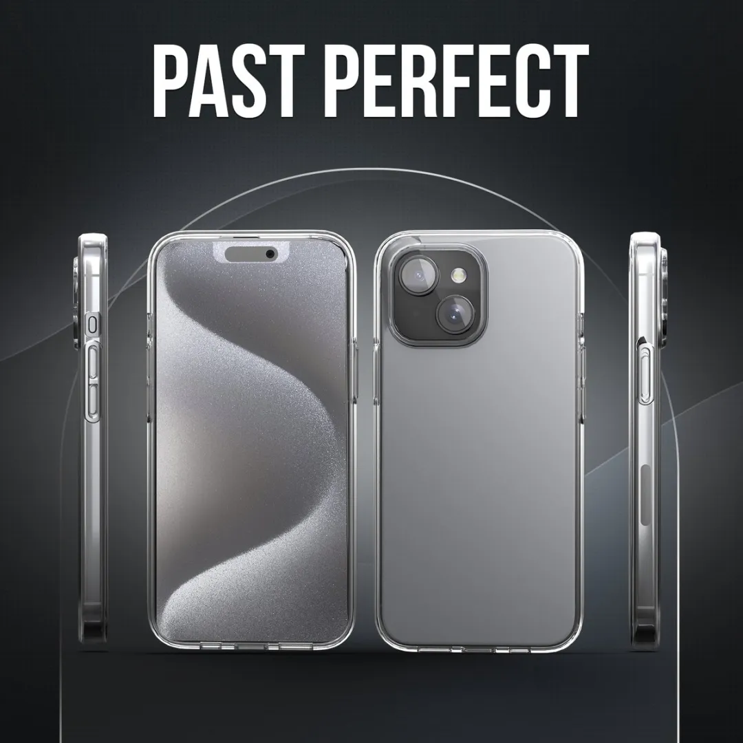 NUVEX iPhone 15 Telefoonhoesje Transparant - Met Beschermglas