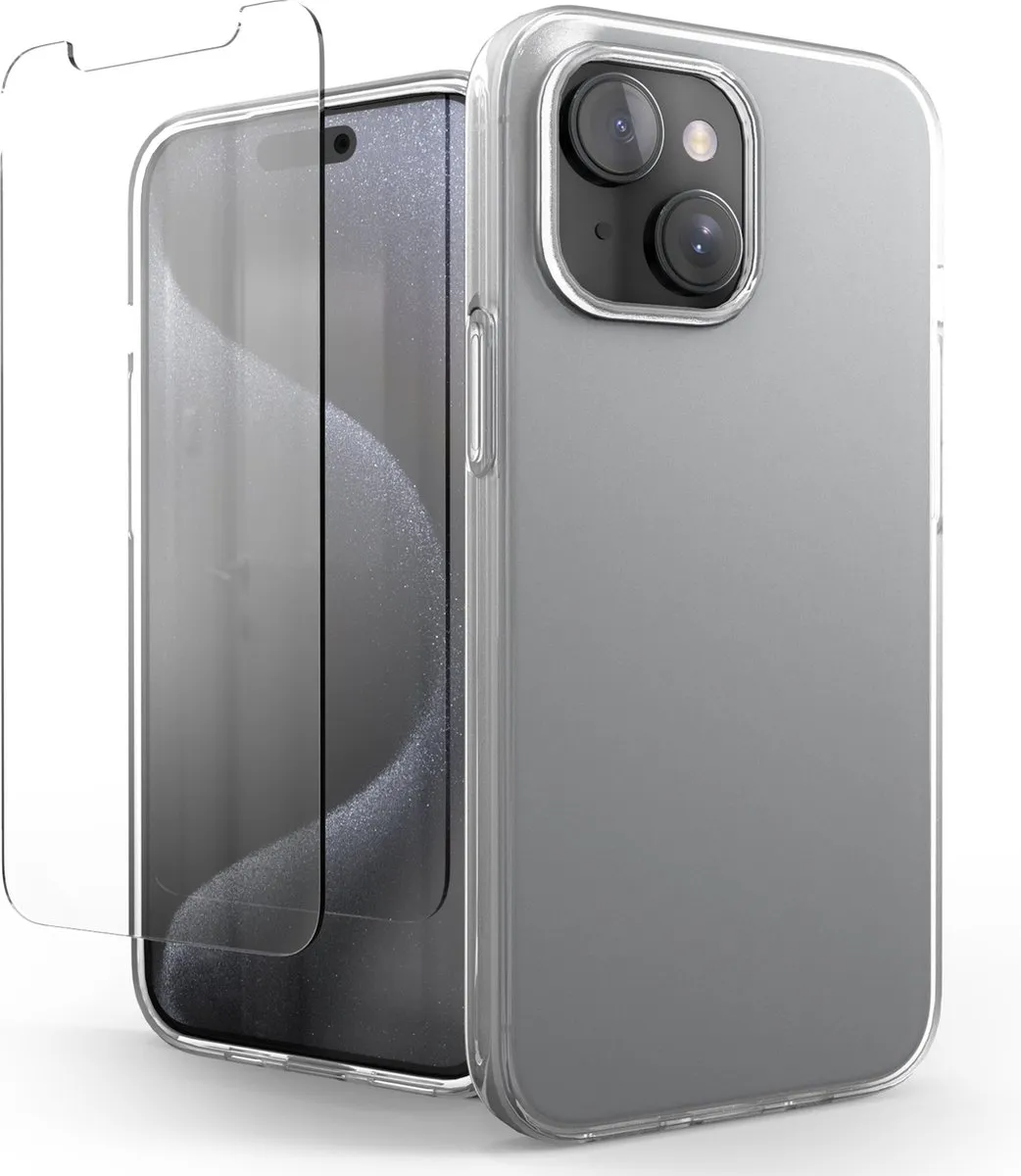 NUVEX iPhone 15 Telefoonhoesje Transparant