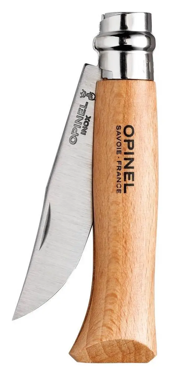 Opinel zakmes no.8 rvs hout - afbeelding 4 van 6