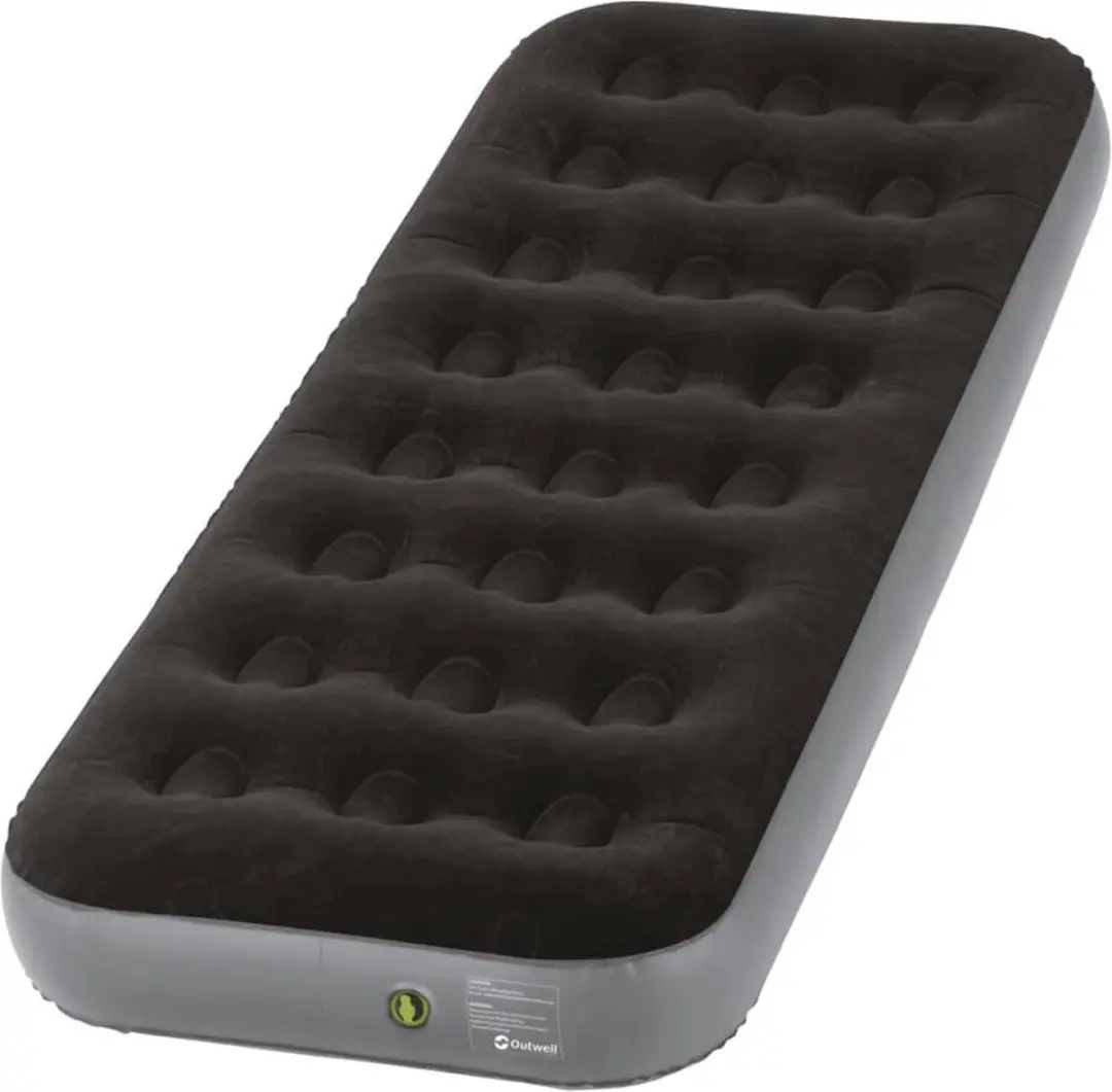 Outwell Classic Eenpersoons Luchtbed zwart/grijs
