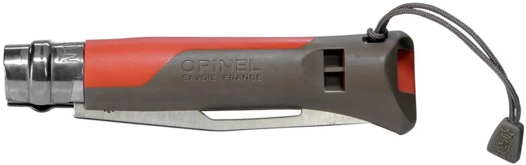 Opinel No. 08 Outdoor Zakmes - RVS - Rood - afbeelding 5 van 5