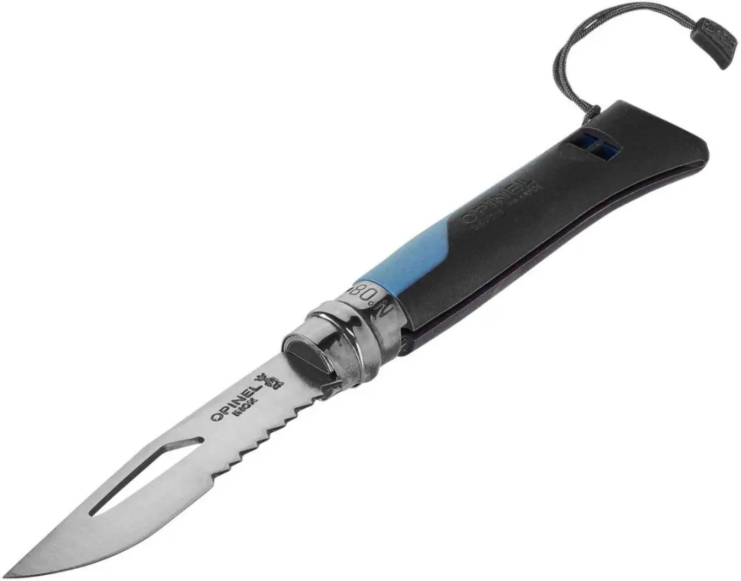 Opinel 001576 Outdoor Zakmes No. 08 - Blauw - afbeelding 3 van 6