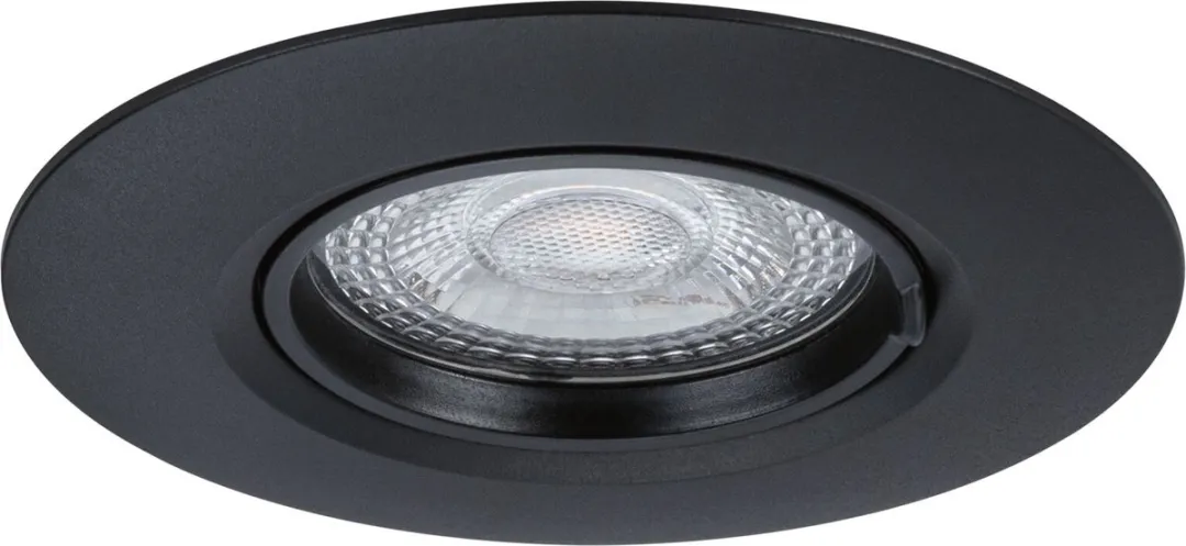 Paulmann Inbouwlamp Star Rond 90mm GU10 Set 3 Stuks - Zwart