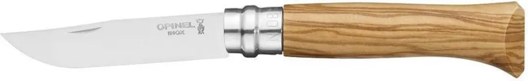 Opinel N°08 Zakmes - Olijfhout - afbeelding 5 van 6