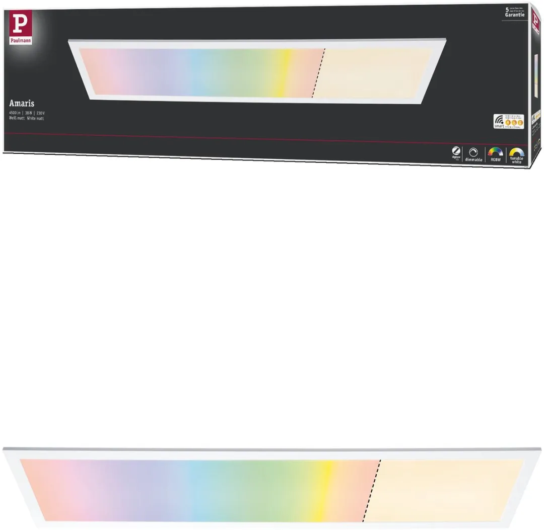 Paulmann LED-paneel Amaris Zigbee 3.0 RGBW+ Wit 35W 2500lm