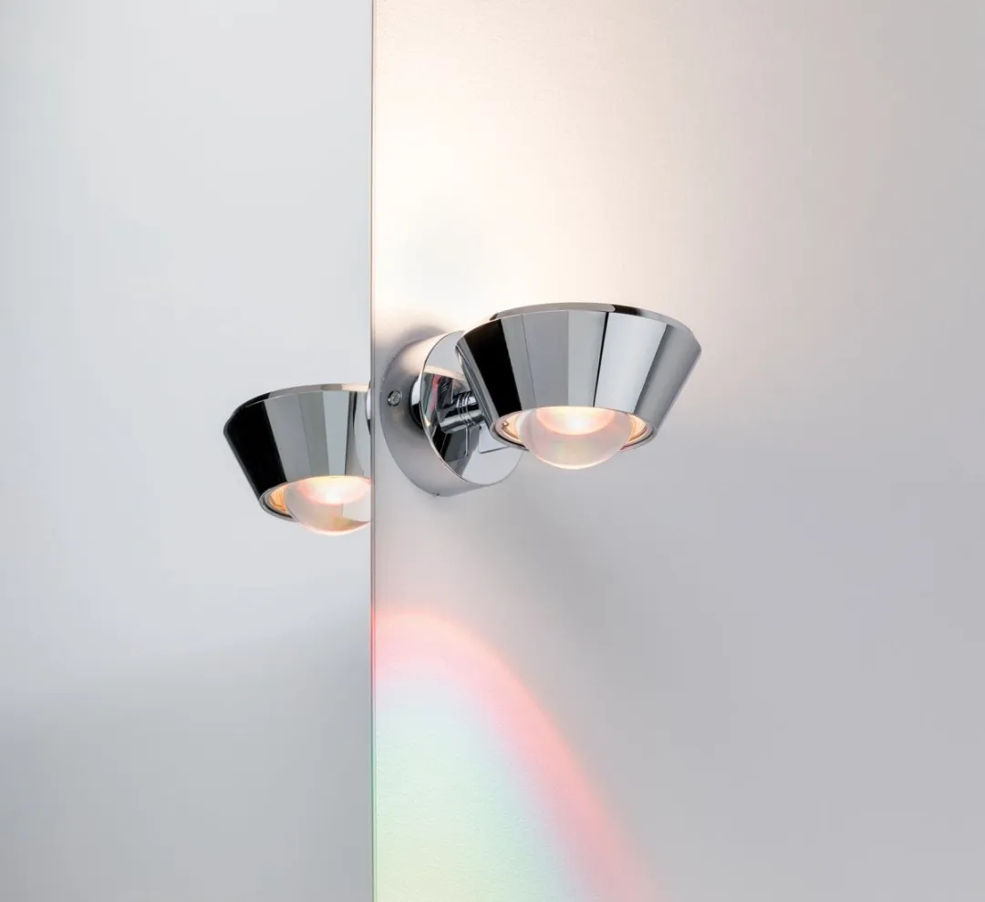 Paulmann LED Wandlamp Sabik IP44 9W - Chroom