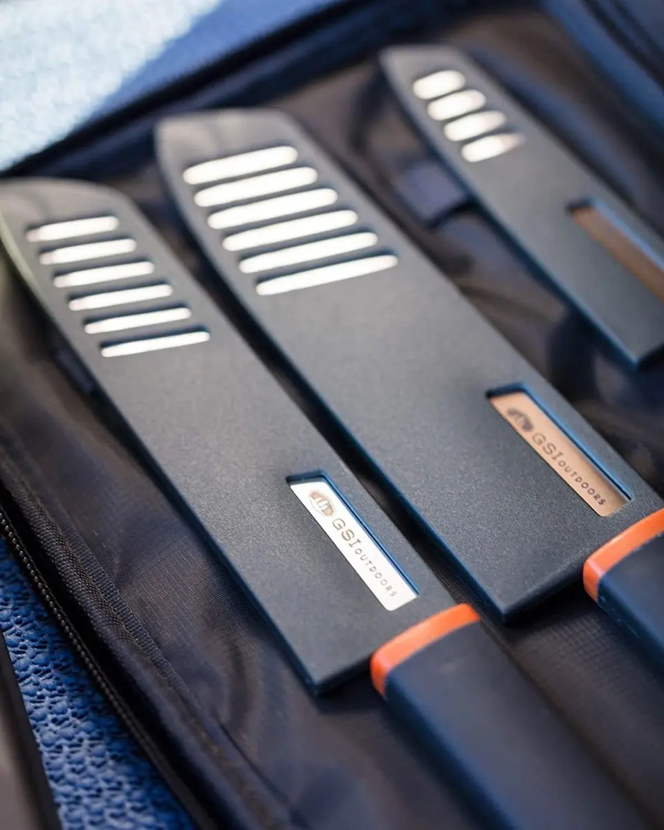 Cocoon Santoku Messenset met Snijplank - 7 Stuks - Rood - afbeelding 2 van 6