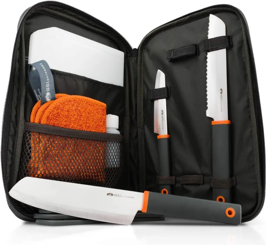 Cocoon Santoku Messenset met Snijplank - 7 Stuks - Rood - afbeelding 4 van 6