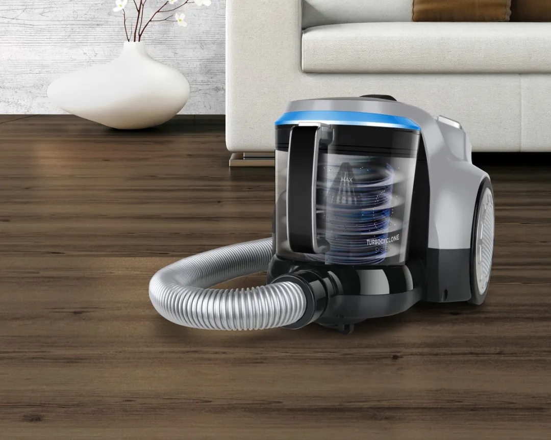 BLACK+DECKER BXVML700E Stofzuiger - 700W - 2L - Grijs/Zwart/Blauw